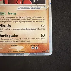 Pokemon Groudon-EX TCG Holo Promo Card - Image 5