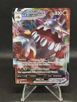 Pokemon TCG Heatran VMAX Astral Radiance Holo Ultra Rare Card 026/189 - Image 1