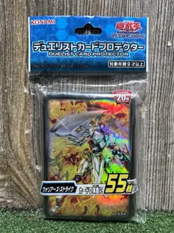 YuGiOh OCG Duelist Card Sleeve Protector Warrior's Strike 55pcs KONAMI NEW - Image 1
