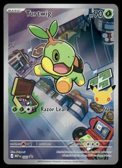 Pokemon Cards Turtwig 040 Mega Evolution Promo NM *5 - Image 1
