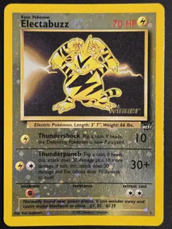 Pokemon TCG Electabuzz [Winner] Best of Game Promo Card #1 - Image 1