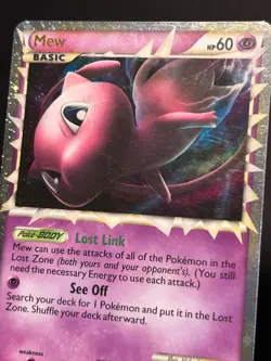 Pokemon Card - Mew HGSS Triumphant 97/102 Holo Prime Rare - Image 4