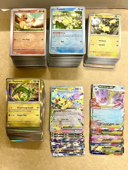 Ascended Heros 380+ card Lot. EX, Holo, Reverse Holo. Gengar. Pikachu. Cosmos. - Image 1