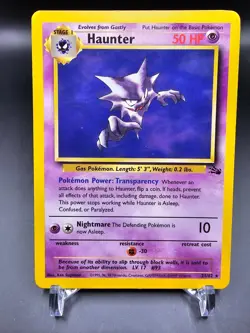 LP - Haunter - 21/62 - Fossil - Pokemon Card - Image 1