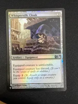 Whispersilk Cloak (FOIL) - Magic 2011 (Magic Gathering) - Image 1