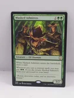 MTG Magic the Gathering Masked Admirers (69/127) Kaldheim Commander NM - Image 1