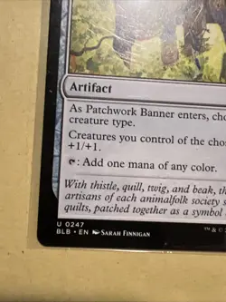 MTG Patchwork Banner BLB 0247 U NM Regular - Image 3