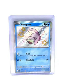 Pokemon Slowpoke 116/091 Paldean Fates Shiny Ultra Rare Holo NM - Image 1