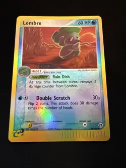 Lombre 45/100 Reverse Holo Uncommon EX Sandstorm 2003 Pokemon English LP/NM - Image 1