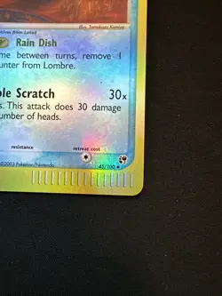 Lombre 45/100 Reverse Holo Uncommon EX Sandstorm 2003 Pokemon English LP/NM - Image 4