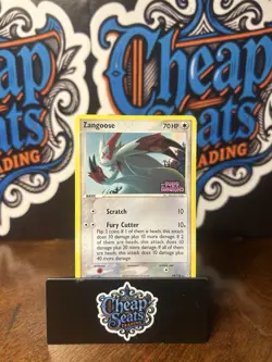 2006 Pokemon Holo Zangoose ex Holon Phantoms Stamped 34/110 - Image 1