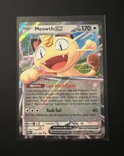 The Pokemon Company Meowth ex 062/088 Pokemon Perfect Order Full Art Holo ENG - Image 1