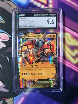 *POP 2* *RARE* Pokemon Groudon EX 85/160 XY - Primal Clash Holo CGC 9.5 - Image 1