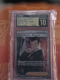 2025 Pokemon - Team Rocket’s Giovanni - Destined Rivals - Ultra Rare - Holo - Image 1