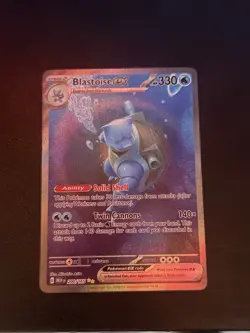 Pokemon Blastoise ex 200/165 Scarlet & Violet 151 Special Illustration Rare Holo - Image 2