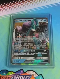 Suicune GX 60/214 Pokemon Sun And Moon Lost Thunder Holo Ultra Rare - Image 3