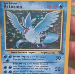 Pokemon TCG Articuno 2/62 Fossil Holo Rare 70 HP Water Mitsuhiro Arita - Image 2