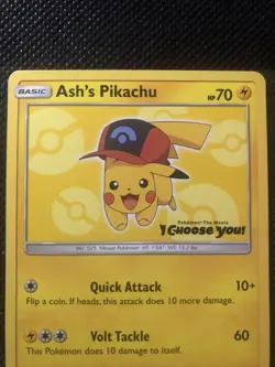 Ash's Pikachu - SM111 - Non-Holo Promo POKEMON SUN & MOON PROMOS MP - Image 4