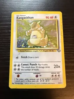 POKEMON TCG Kangaskhan KANGAMA GERMAN Jungle 5/64 Holo 1999-2000 WIZARDS - Image 1