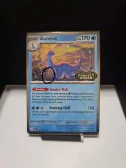 Pokemon TCG Aurorus Perfect Order Swirl On Stamp🌀 Promo Stamped 024/088 Sealed - Image 1