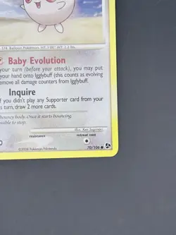 NM Igglybuff - 70/106 - Common Pokemon TCG Great Encounters Vintage - Image 4