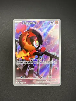 Pokemon Mega Evolution Black Star Promo Charcadet Full Art Holo #022 - Image 1