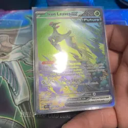 Pokemon TCG Iron Leaves EX Scarlet & Violet Temporal Forces 203/162 NM Condition - Image 5