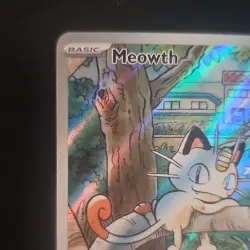 Pokemon TCG Meowth 106/094 Me02 Phantasmal Flames Illustration Rare Holo - Image 2