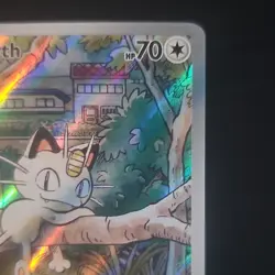 Pokemon TCG Meowth 106/094 Me02 Phantasmal Flames Illustration Rare Holo - Image 5