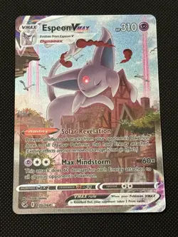 Pokemon TCG SWSH Fusion Strike Espeon VMAX 270/264 Alt Art Secret Rare NM/M - Image 1