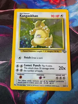 Kangaskhan 5/64 Holo Rare Jungle Pokemon 1999 - Image 1