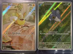 Pokemon Phantasmal Flames, Yamper & Nymble, Holo Rare, NM/M - Image 1