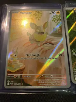 Pokemon Phantasmal Flames, Yamper & Nymble, Holo Rare, NM/M - Image 4