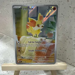 Pokemon Black Star Promo FENNEKIN 080 -ME04: Chaos Rising ETB MINT - Image 1
