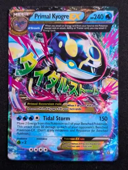 Primal Kyogre EX (Alpha) 55/160 XY - Primal Clash Pokemon NM Holo - Image 1