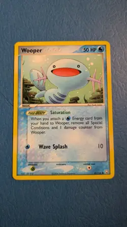 Pokemon Wooper 81/109 EX Team Rocket Returns - Rare - 50 HP - Regular - 2004 - Image 1