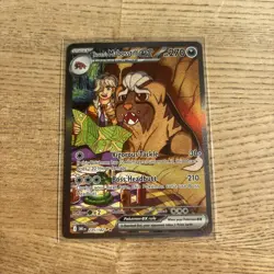 Pokemon TCG Arven's Mabosstiff EX 235/182 SIR Destined Rivals NM/M - Image 1