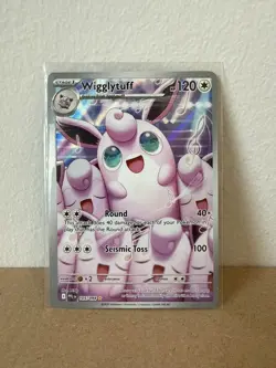 Wigglytuff 105/094 Illustration Rare Pokemon Mega Evolution Phantasmal Flames - Image 1
