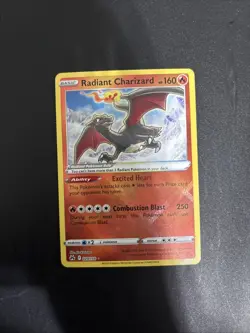 Pokemon Radiant Charizard 020/159 Crown Zenith Radiant Rare Holo - Image 1