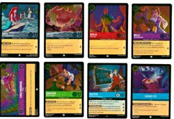 DISNEY LORCANA - Mixed Lot of 32 Cold Foil Trading Game Cards (2023) - Set #47 - Image 1