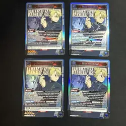 Union Arena Riza Hawkeye SR Fullmetal Alchemist Play Set (4 Card Lot) - Image 1