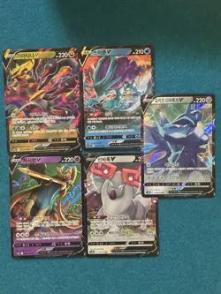 Pokemon Korean V Card Lot 17 Cards | Giratina Arceus Garchomp Palkia Suicune - Image 3