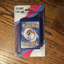 Mystery Pokemon Pack 20 Cards with 1 Foil Card Brand Factory Sealed MJ Holding - Image 1