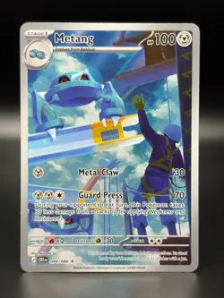 Pokemon TCG Metang 094/086 Illistration Rare Holo Chaos Rising card. 137 - Image 1