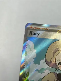 Pokemon Card TCG Scarlet & Violet Base Trainer Full Art Holo Rare Katy 237/198 - Image 4