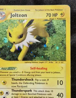 Jolteon Skyridge Holo Pokemon Card HP Rare Vintage 2003 H12/H32 - Image 4
