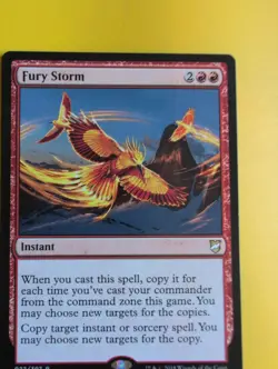 Fury Storm. C18 rare Instnat. MTG Card. - Image 1