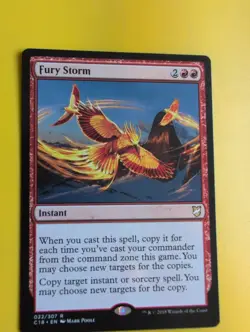 Fury Storm. C18 rare Instnat. MTG Card. - Image 2