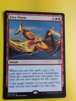 Fury Storm. C18 rare Instnat. MTG Card. - Image 3