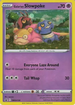 Galarian Slowpoke Holo Promo SWSH: Sword & Shield Promo Cards SWSH126 NM - Image 1